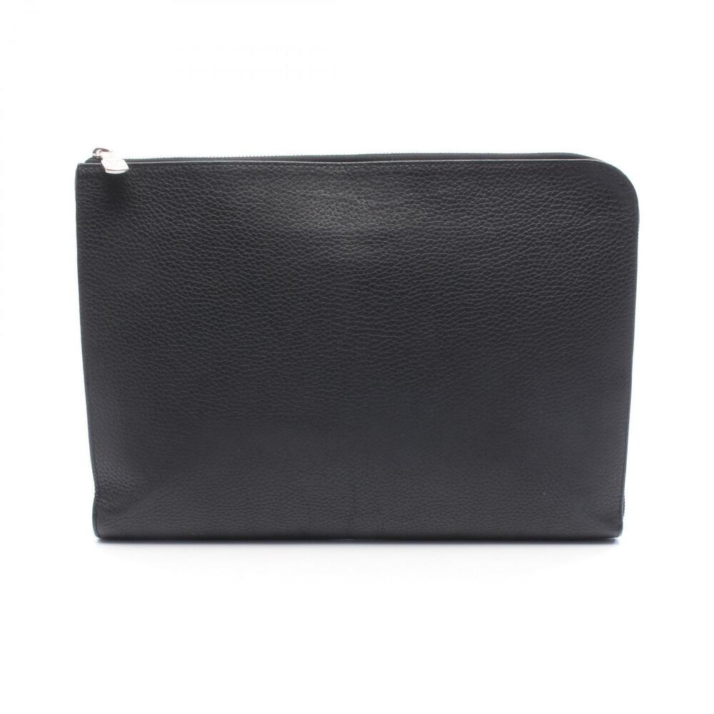 Louis Vuitton Pochette Jour NM Shoulder Bag Clutch Taurillon Leather Black